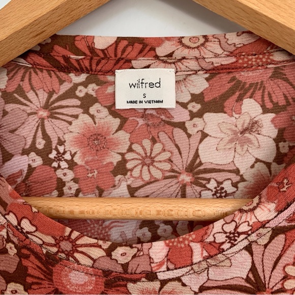 WILFRED FLORAL LONG SLEEVED TOP - Picture 4 of 7